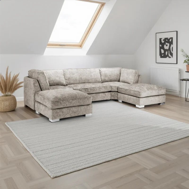 Bishop Fullback Sofa | Truffle U Shape Corner