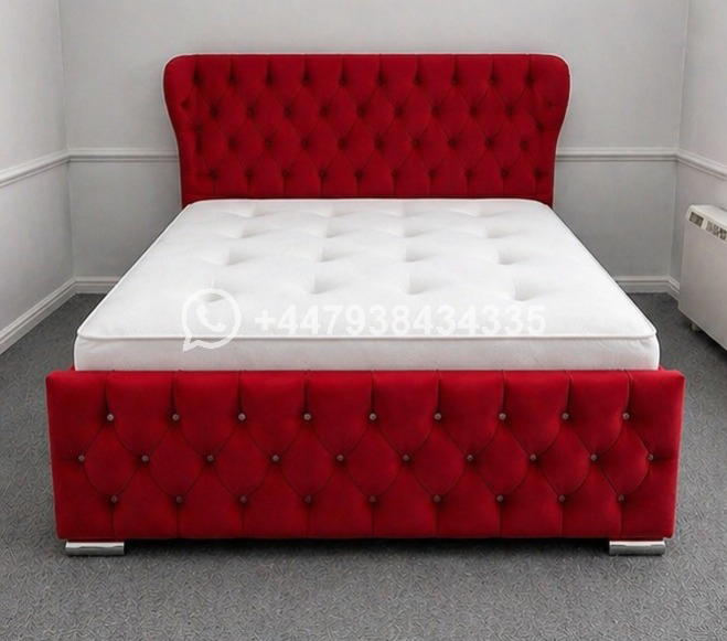 Double Bed New – Oxford Wingback Double Bed – Premium Double Bed