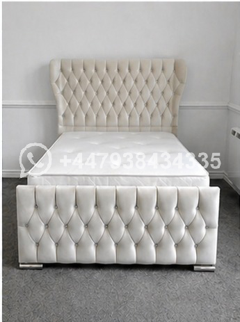 Oxford Wingback Elite Single Bed Frame