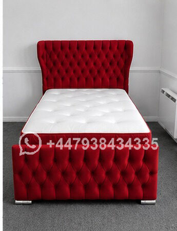 Oxford Wingback High Headboard Single Bed