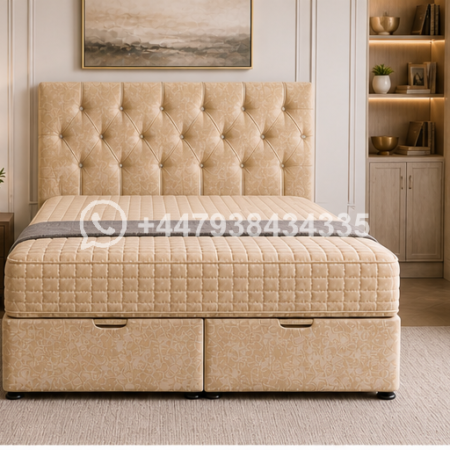 Designer Super King Size Ottoman Bed Frame