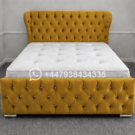 Oxford Wingback Stylish Double Bed Frame – Oxford Wingback Bed