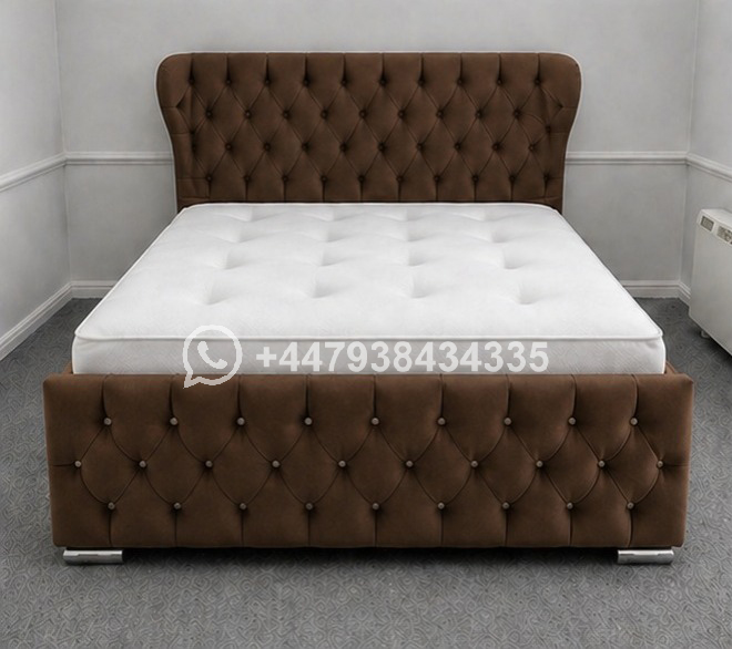 Oxford Wingback Super King Double Bed – Super King Bed New