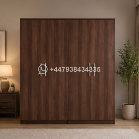 Luxury 4 Door Wardrobe – Elegant Bedroom Furniture