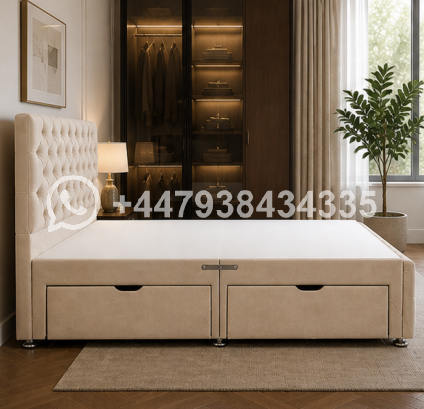 Stylish King Size Divan Bed Frame โ Comfortable & Modern Style - Image 3