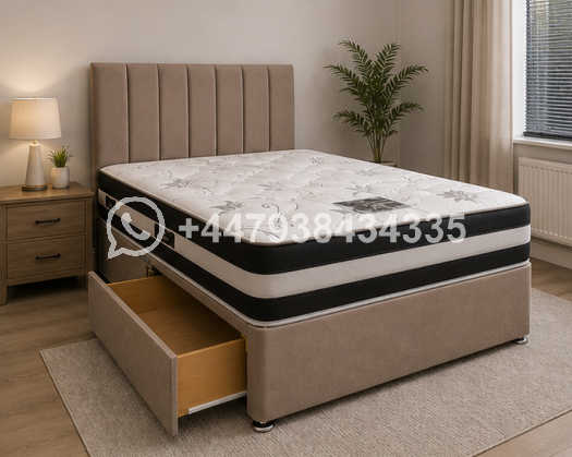 Premium Divan Bed Frame โ Double Divan Bed Frame