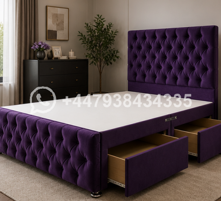 Contemporary King Size Divan Bed Frame – Stylish Bedroom Solution