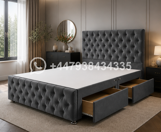 Elegant King Size Divan Bed Frame โ Strong & Stylish Design