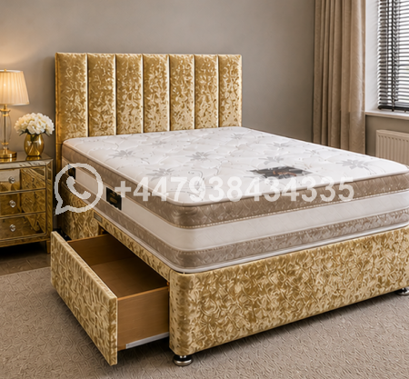 Professional King Size Divan Bed Frame – Luxury Bedroom Collection