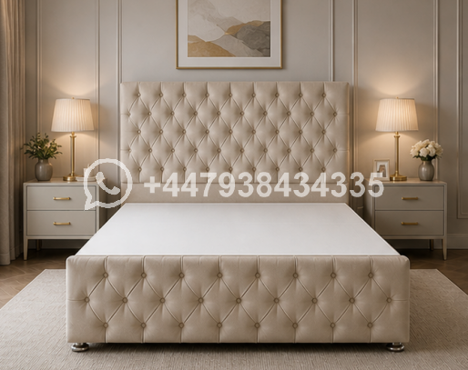 Luxury Upholstered King Size Divan Bed Frame โ Soft & Durable
