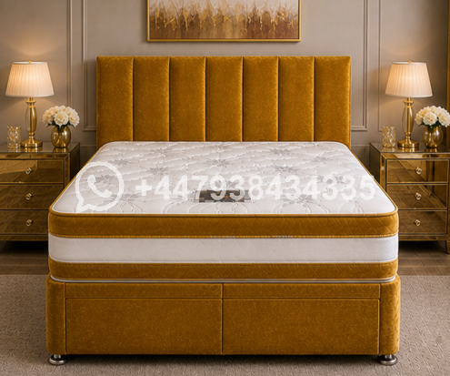Upholstered Super King Size Divan Bed β Comfortable & Elegant - Image 4