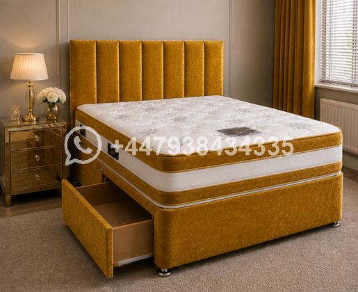 Handmade King Size Divan Bed Frame โ Classic & Stylish Design - Image 2