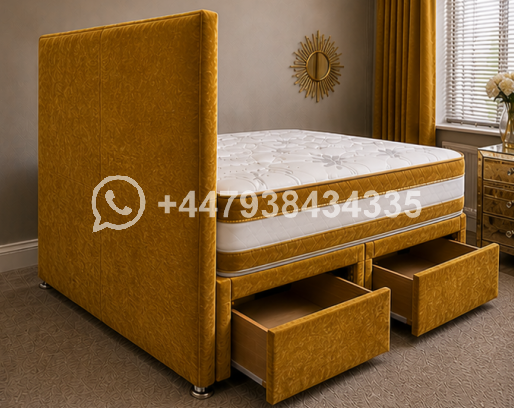Handmade King Size Divan Bed Frame โ Classic & Stylish Design - Image 4