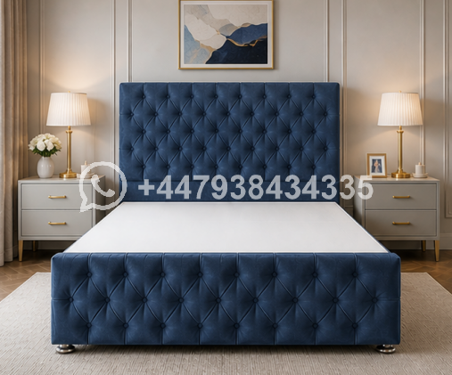 Upholstered Double Divan Bed Frame β Luxury & Comfortable Design - Image 2