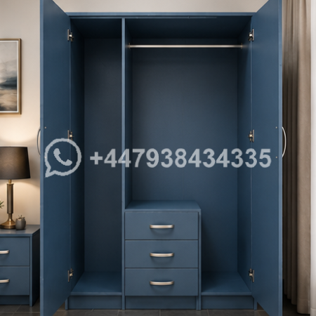 3 Door Wardrobe – 3 Door Wardrobe with 3 Drawers