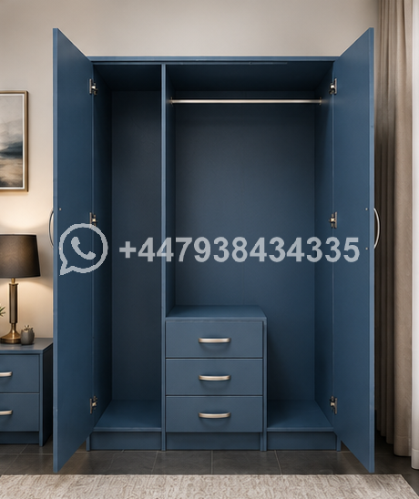 3 Door Wardrobe – 3 Door Wardrobe with 3 Drawers