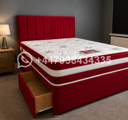 Premium King Size Divan Bed – Elegant & Durable Design