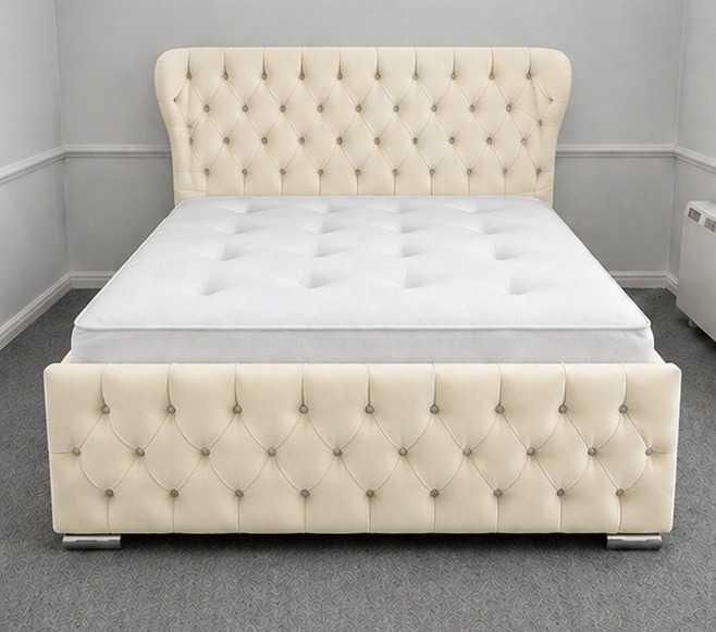 Super King Bed – Oxford Wingback Bed
