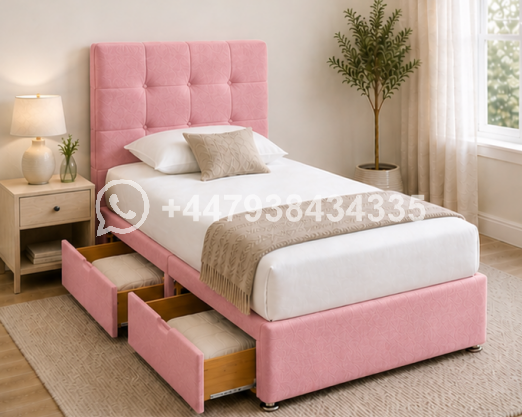 Durable Single Divan Bed Frame โ Modern Bedroom Collection - Image 4