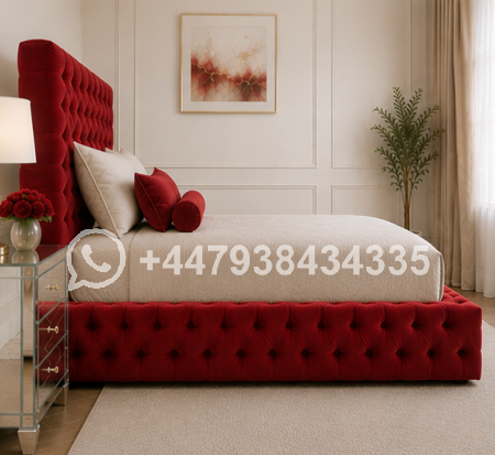 Ambassador Luxury Single Bed – Red Single Bed