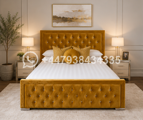 Hilton Super King Size Bed – Stylish Bedroom Bed- Modern Comfortable Bed - Image 2
