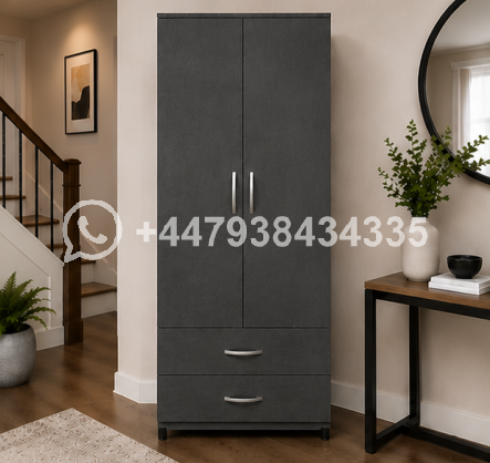 Two Door Wardrobe with Two Drawers