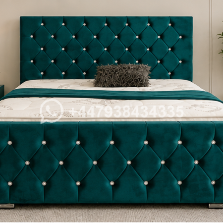 King Size Bed Frame – Florida Premium Quality Bed Frame – Teal Colour Bed Frame