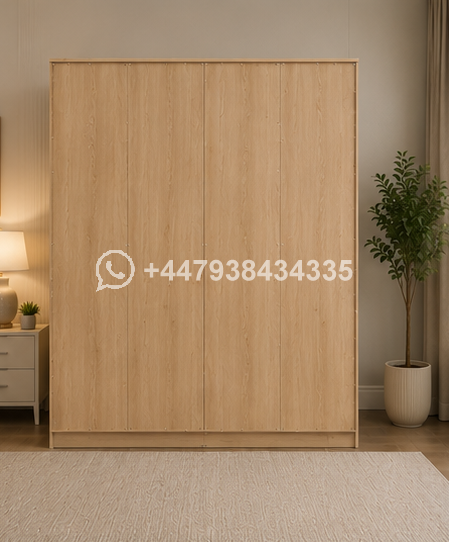 4 Door Wardrobe – Contemporary Storage Style – High Quality 4 Door Wardrobe – Strong & Stylish Build - Image 4