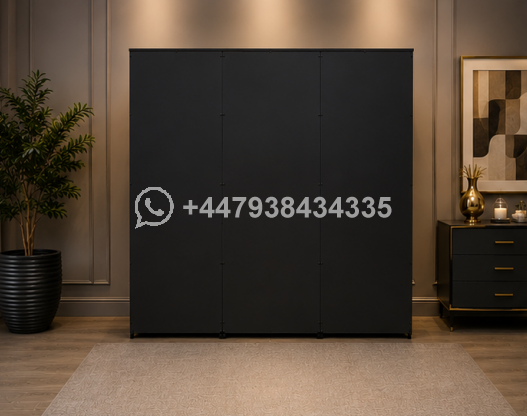 Modern Royal Wardrobe with Mirror Doors – Modern Classic 6 Door Wardrobe with Mirror Storage - Image 3