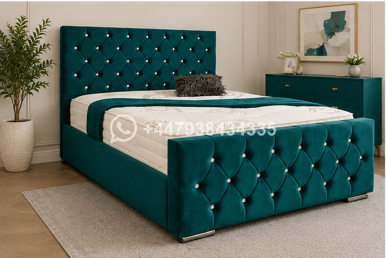 Black Florida Double Bed with Modern Finish – Luxury Florida Double Bed (Copy)