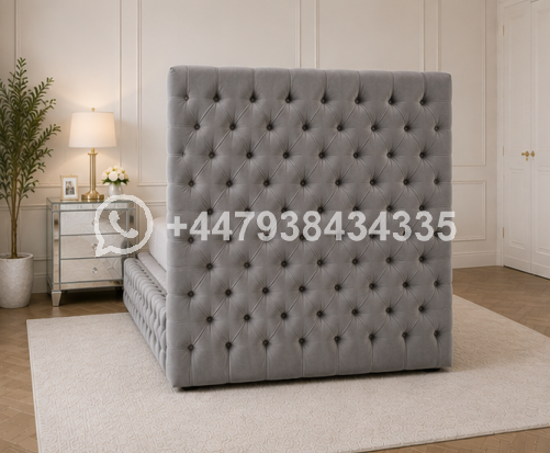 Ambassador Velvet Single Bed Frame - Image 4