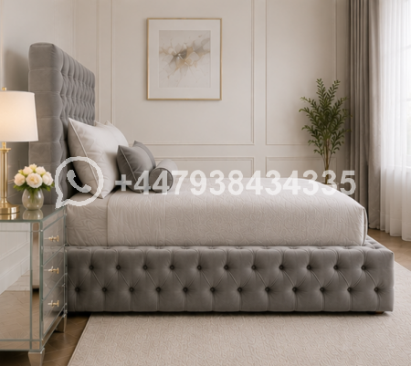 Ambassador Velvet Single Bed Frame