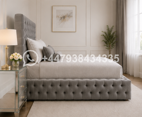Ambassador Velvet Single Bed Frame