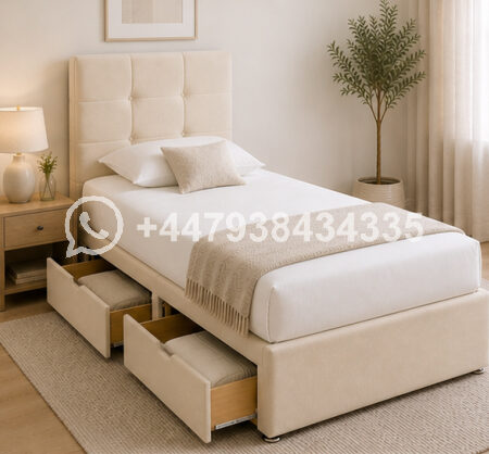 Professional Single Divan Bed Frame – Premium Furniture
