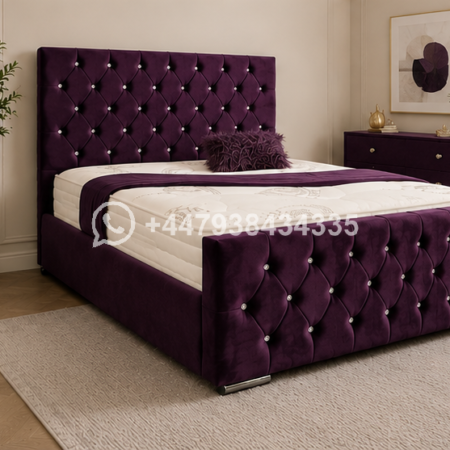 Maroon Bed Frame – Florida King Size Bed Frame