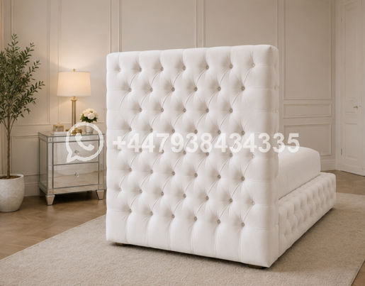 Ambassador Classic Single Bed Frame – White Single Bed - Image 2