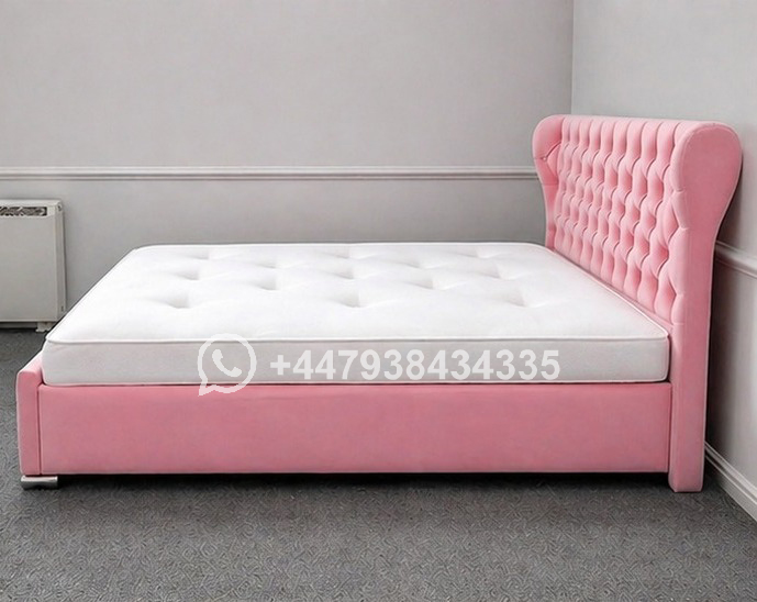 Oxford Wingback King Bed – Oxford Wingback Luxury Comfort King Bed - Image 2