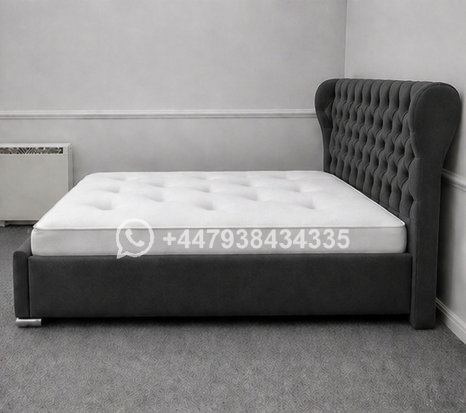 Oxford Wingback Premium King Bed – King Bed - Image 2