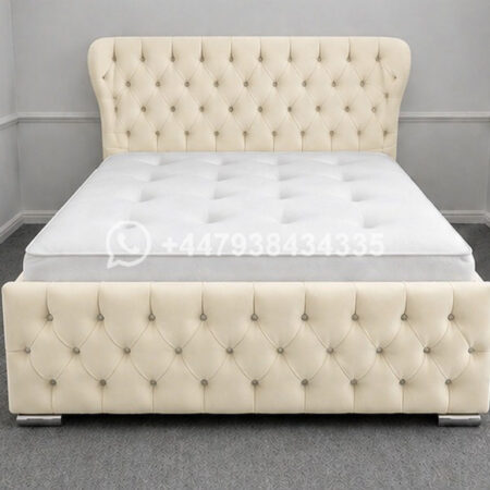 King Bed Oxford Wingback – Luxury Comfort King Bed