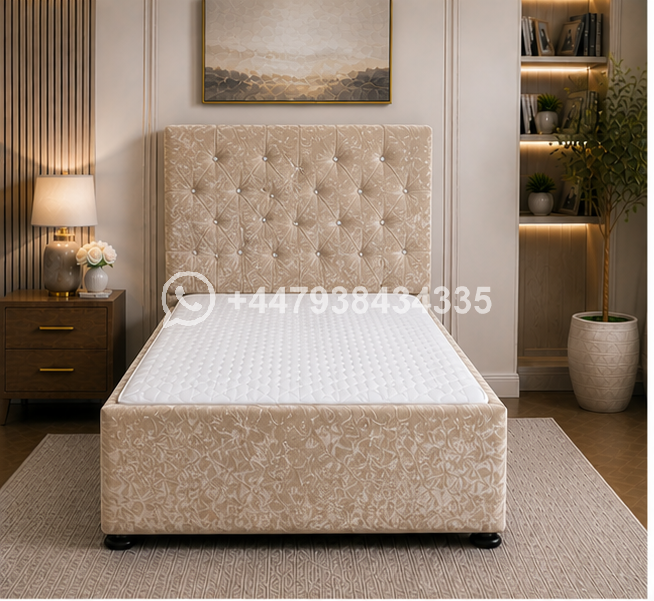 Elegant Single Ottoman Bed Frame