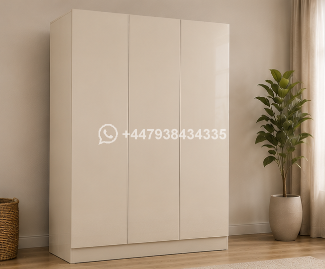 4 Door Wardrobe with 1 Mirror & 2 Drawers – Elegant 4 Door Wardrobe with Storage Drawers - Image 2