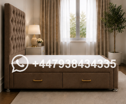 Comfortable Single Divan Bed โ Soft & Elegant Upholstery - Image 3