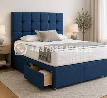 Contemporary Double Divan Bed Frame – Smart Modern Living Style