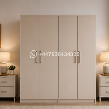 4 Door Wardrobe – Premium 4 Door Wardrobe – Stylish & Durable Design