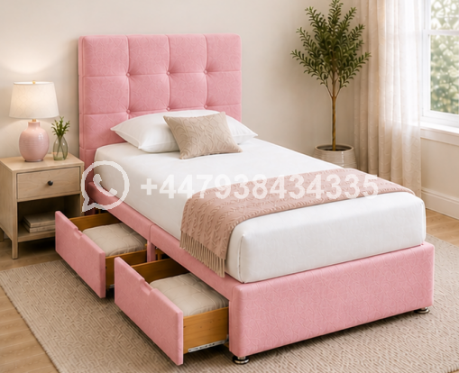 Contemporary Single Divan Bed โ Luxury & Stylish Design - Image 3