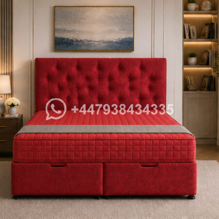 Modern King Size Ottoman Bed Frame