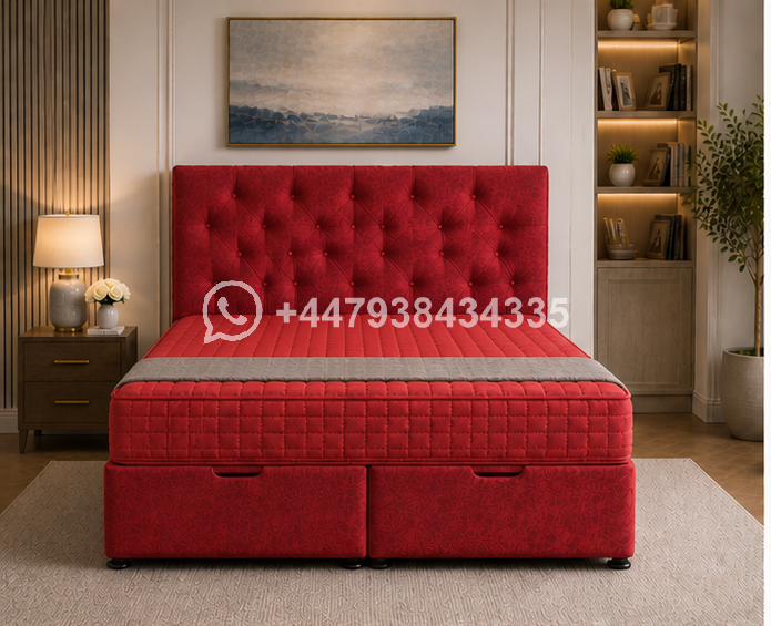 Modern King Size Ottoman Bed Frame