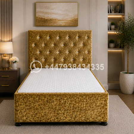 High-End Single Ottoman Storage Bed Frame