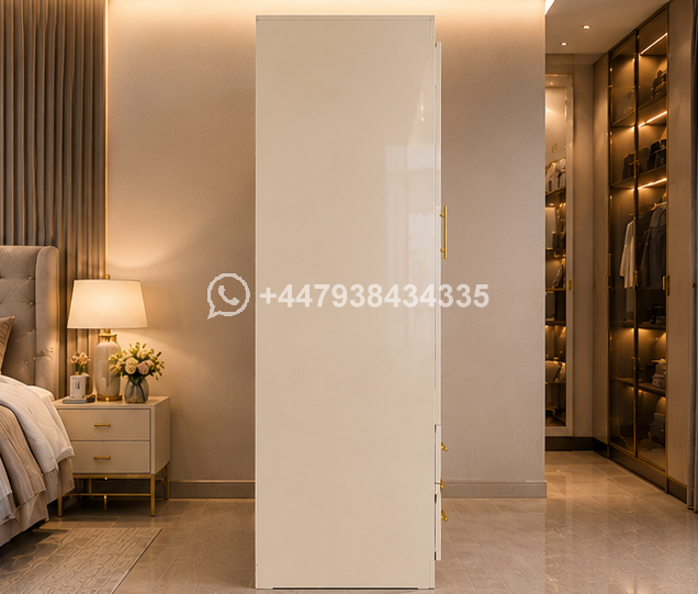 Door Wardrobe – Classic 5 Door Wardrobe with Mirror With 4 Long Drawers - Image 4