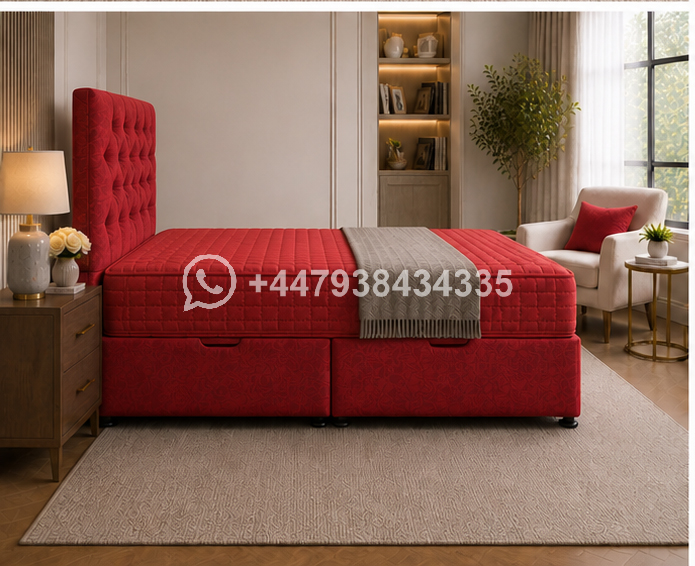 Modern King Size Ottoman Bed Frame - Image 2